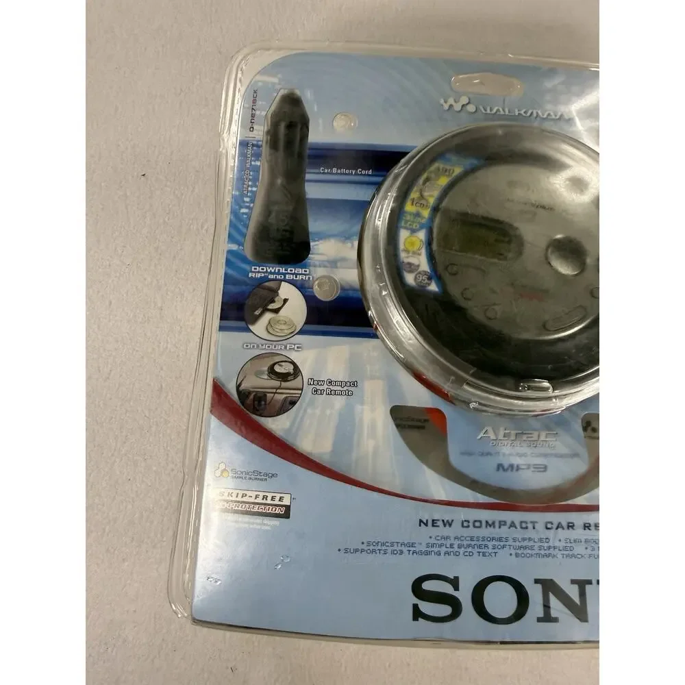 Sony D-NE718CK ATRAC3/MP3/CD Walkman with Car Kit BRAND NEW RARE COLLECTORS ITEM